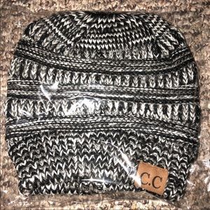 Original C.C messy bun beanie